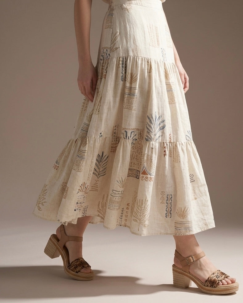 Sandali donna Valleverde con fascia anteriore in materiale naturale intrecciato marrone e nero, cinturino alla caviglia in pelle cuoio con fibbia dorata e zeppa alta rivestita in corda-vestito estate.