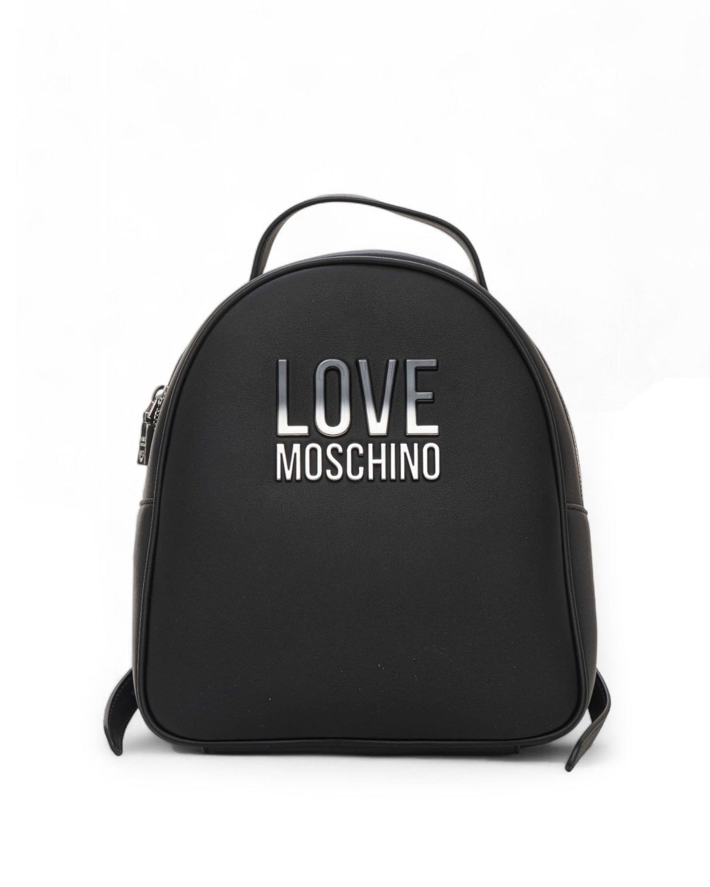 Zaino Love Moschino in Ecopelle con Logo Lettering – Nero